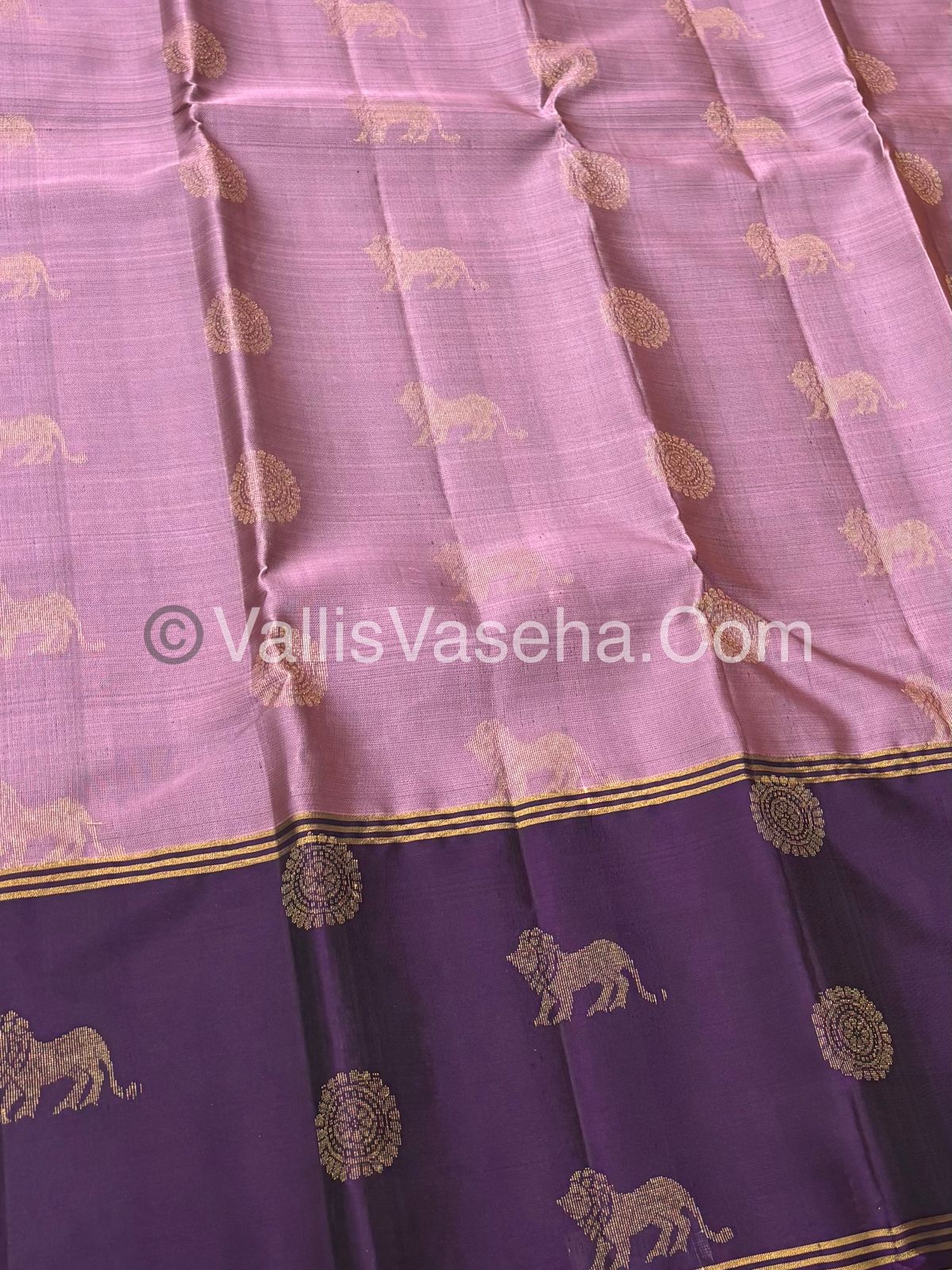 Half Mix - Pure Soft Silk Saree - Long Retta Petta Border with Butta - VVPSS075