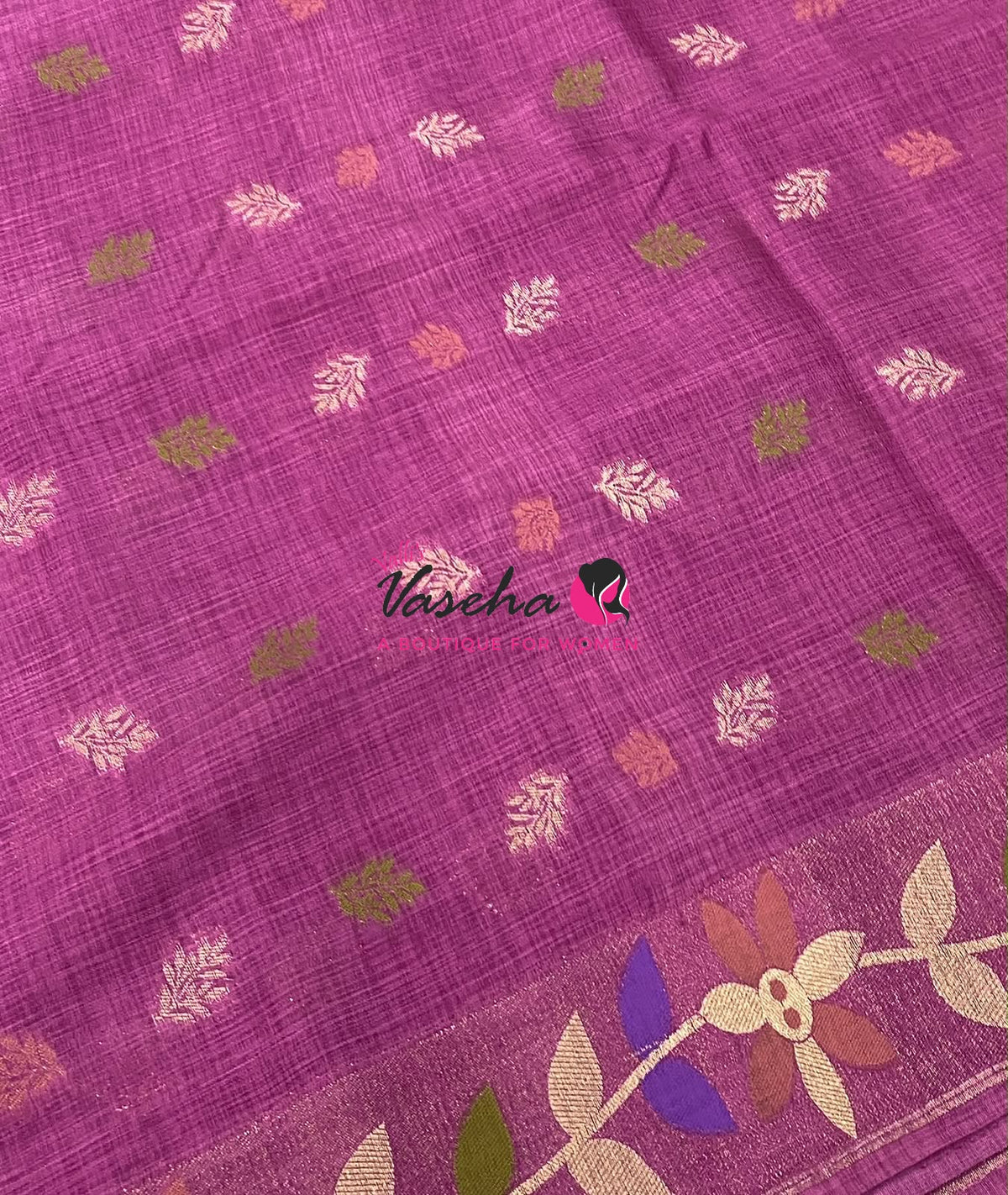 Banarasi - Heritage Meenakari Silk -  Dark Onion Pink Shade - VVBHS016