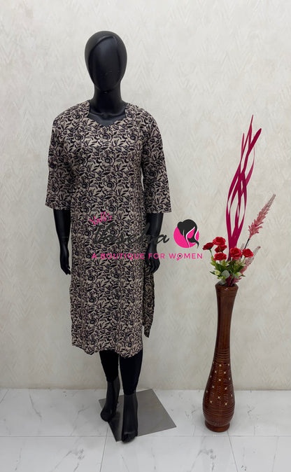 Ready Made - Kalamkari Kurti - VVRKK003