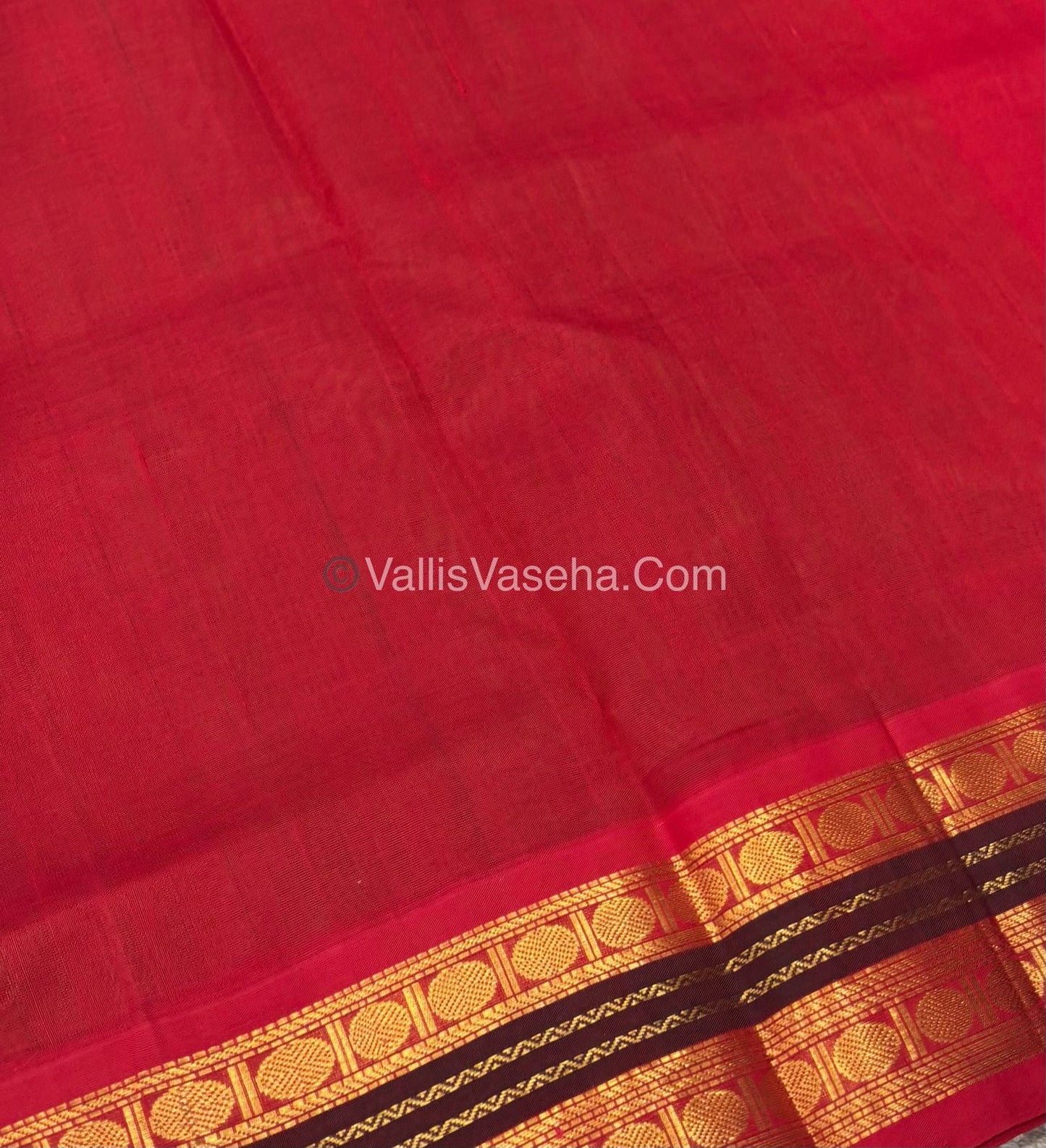 Pure Korvai Silk Cotton Saree - Green with Pink - VVKSC004