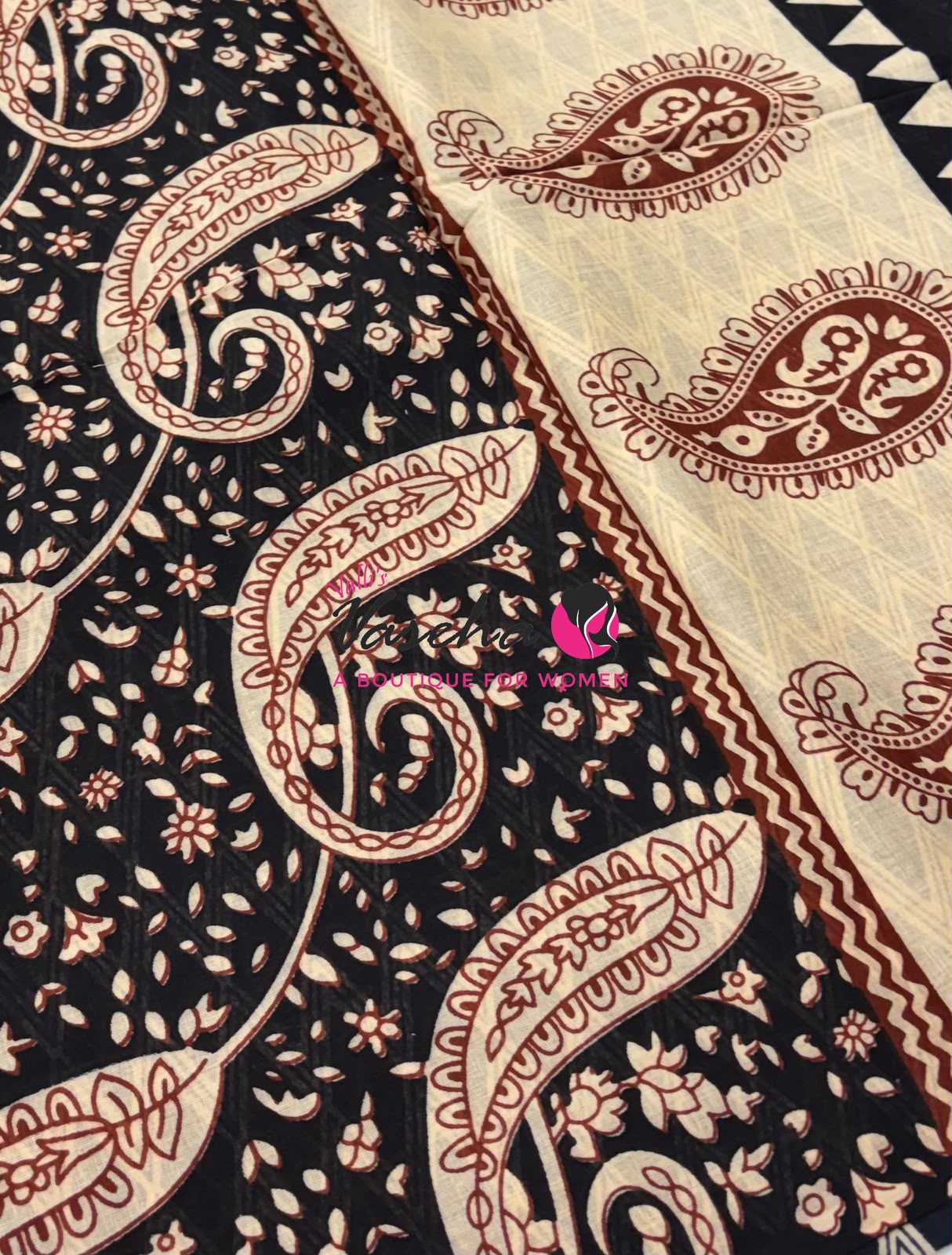 Pure Soft Mul Mul Cotton Sarees - Hand Block Prints - VVMMC011