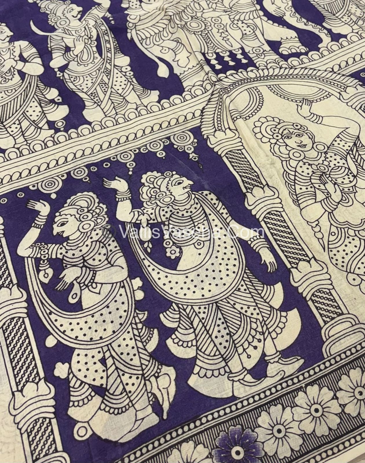Pure Kalamkari Cotton Saree - VVPKC002