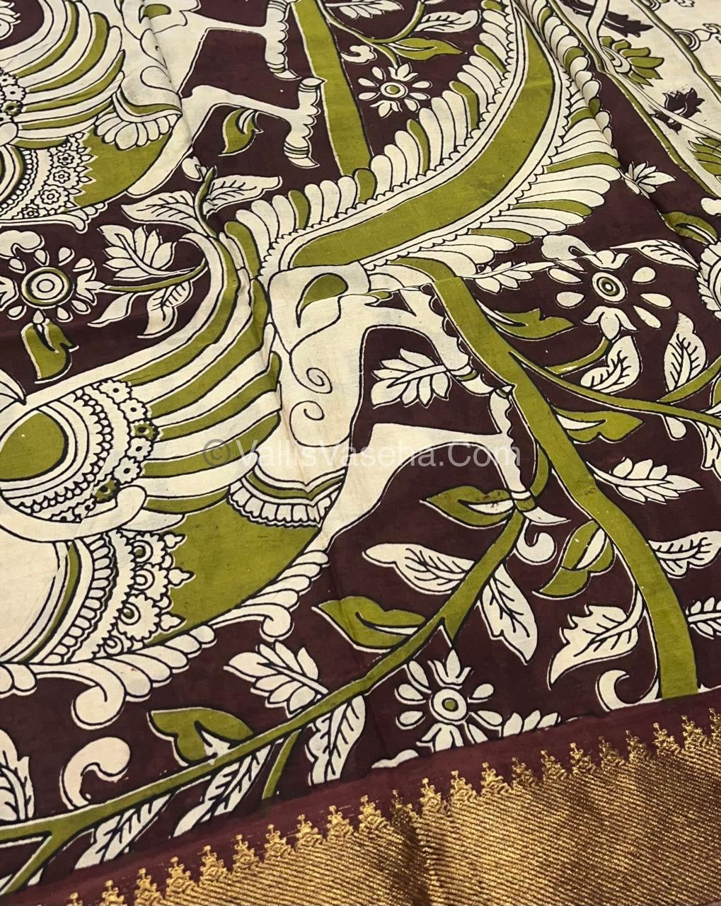 Chennur Silk | Kalamkari Prints | VVCS005