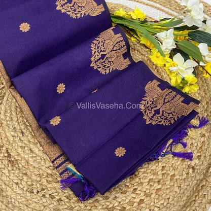 Mulberry Semi Silk - Purple Shade - VVMSS003