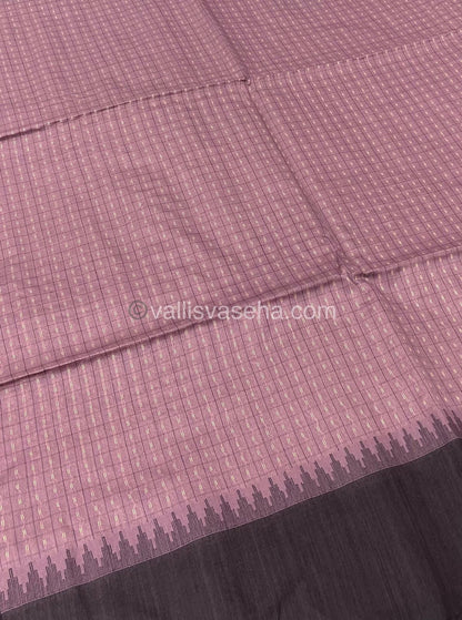Semi Raw Silk - Lakshadeepam Design Weaving - VVRS004