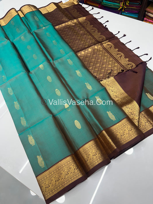 Pure Soft Silk Saree - Kanchi Border - VVPSS033