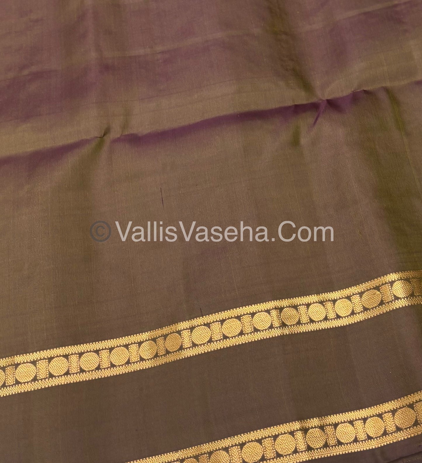 Pure Soft Silk Saree - Retta Petta Border- Mayil & Chakkaram - VVPSS057