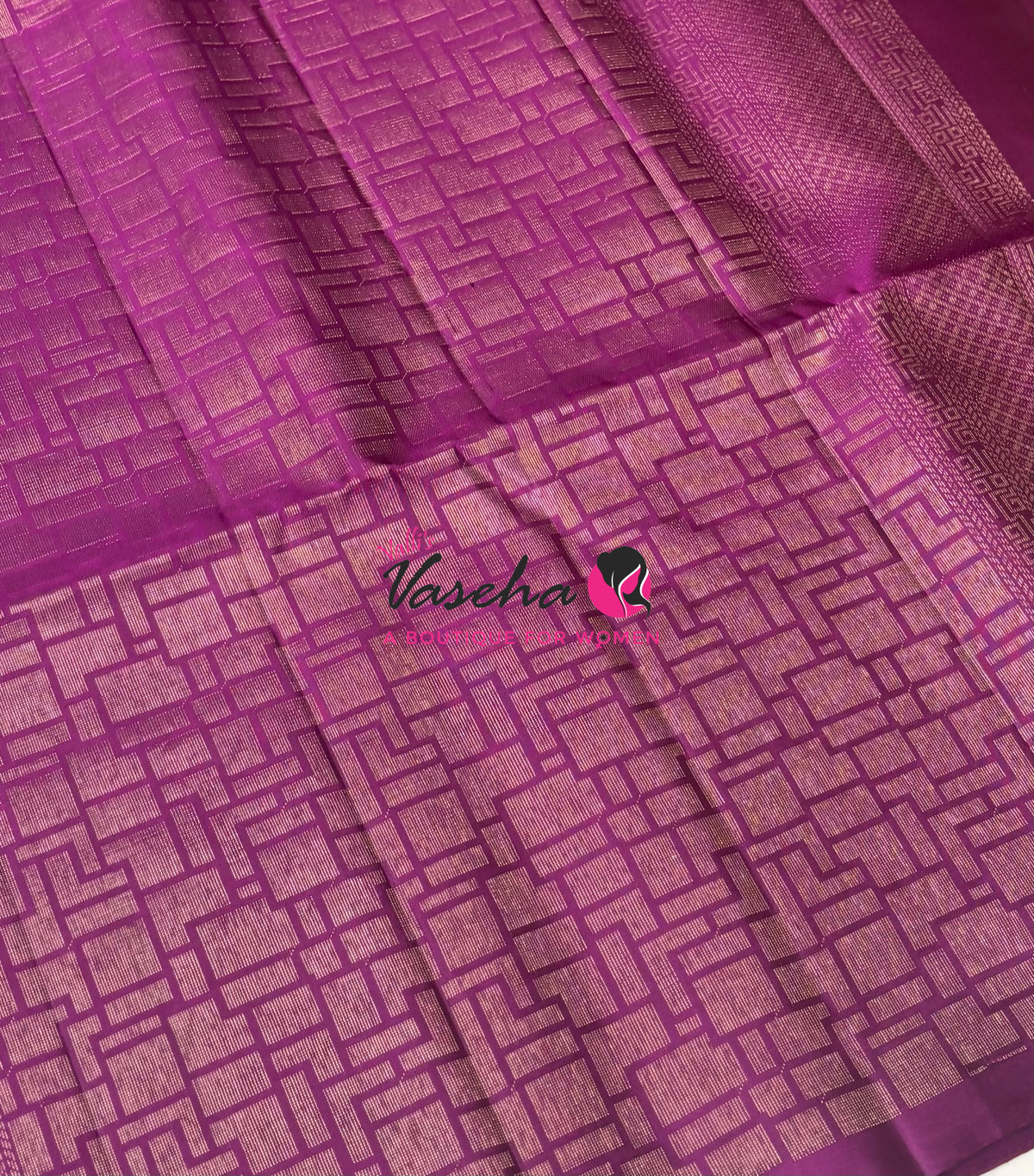 Pure Soft Silk Saree - Pink & Purplish Pink - VVPSS124