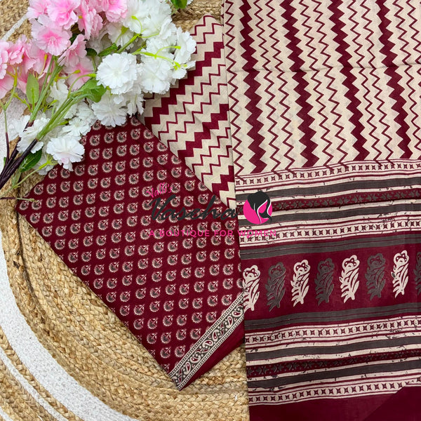 Pure Mul Mul Cotton | Unstitched Material | VVUSM079