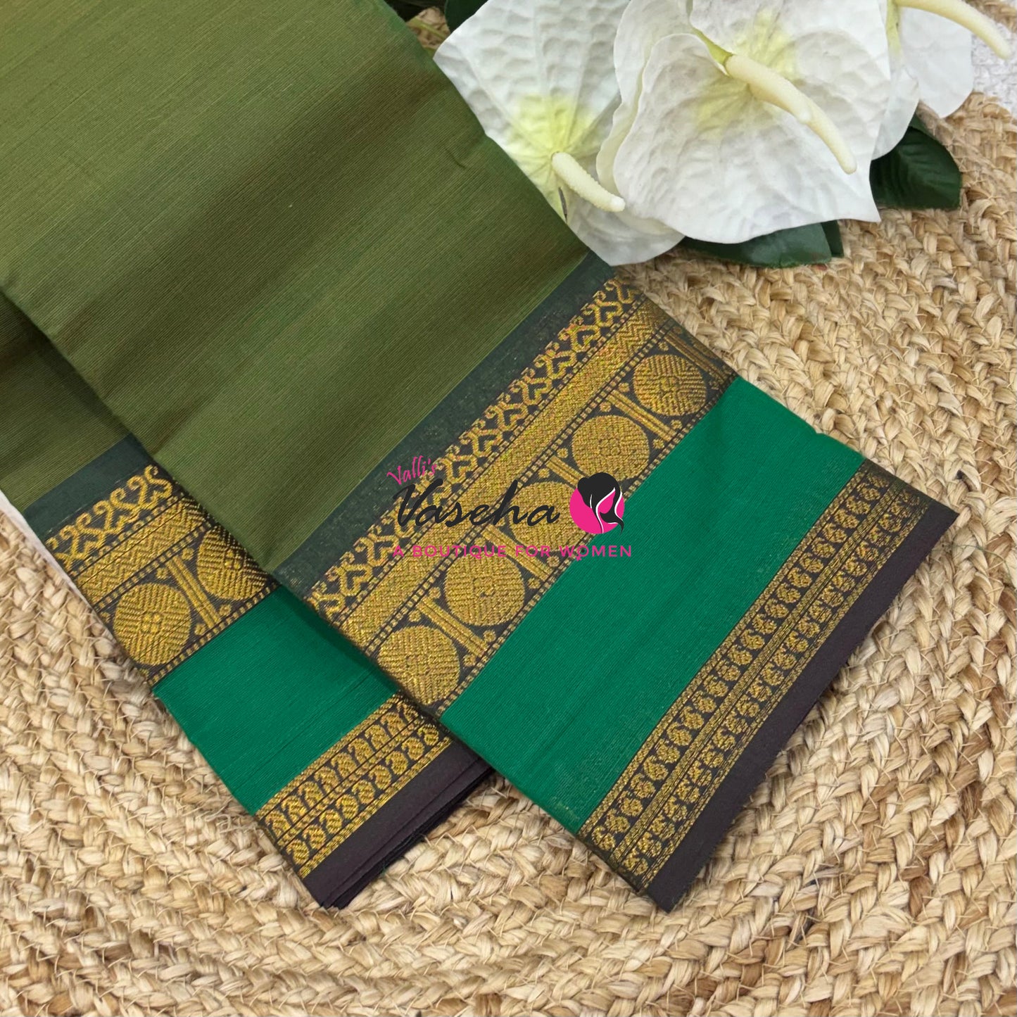 Kanchi Cotton Saree - VVKCS028