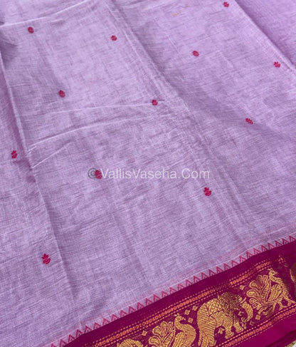 Kanchi Cotton Saree - VVKCS017