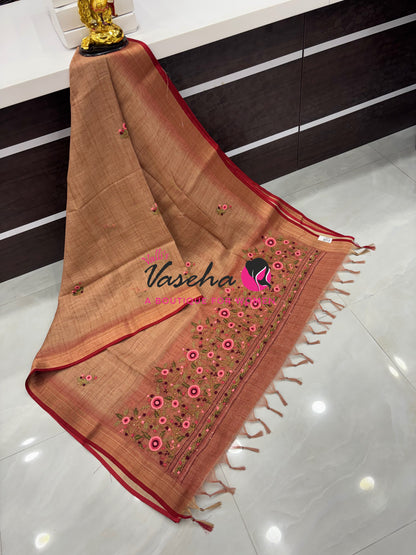 French Knot - Tissue Saree  - VVLFN021