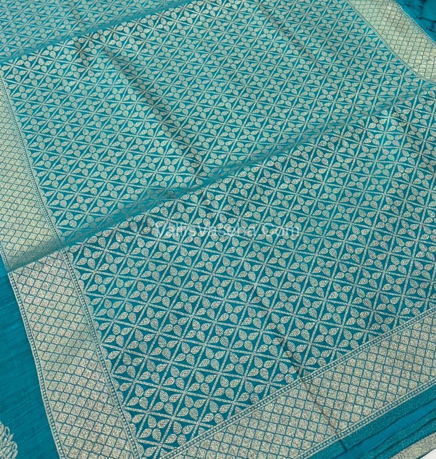 Banarasi - Heritage Silk - Semi Kathan Silk -  Ramar Blue Shade - VVBHS007