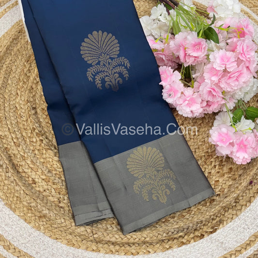 Half Mix - Pure Soft Silk Saree - VVPSS075