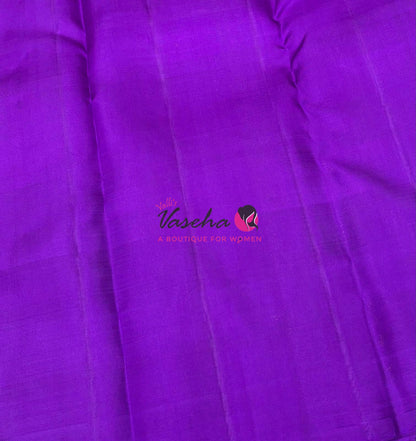 Pure Kanchipuram Silk Saree - Pazhum Pazhamum Checks - VVPS017