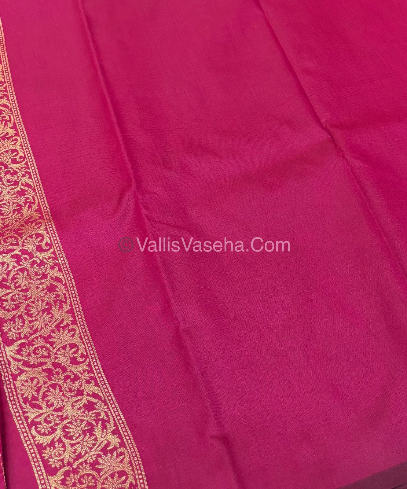 Semi Soft Silk - Border less - Pink Shade -VVSSS025