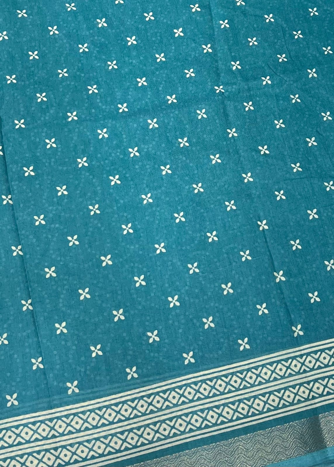 Casual Wear - Fancy Mixed Muslin Cotton - Blue Shade - VVFMC003