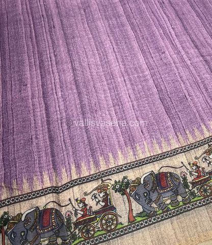 Semi Chanderi Saree - Digital Printed - VVSCD001