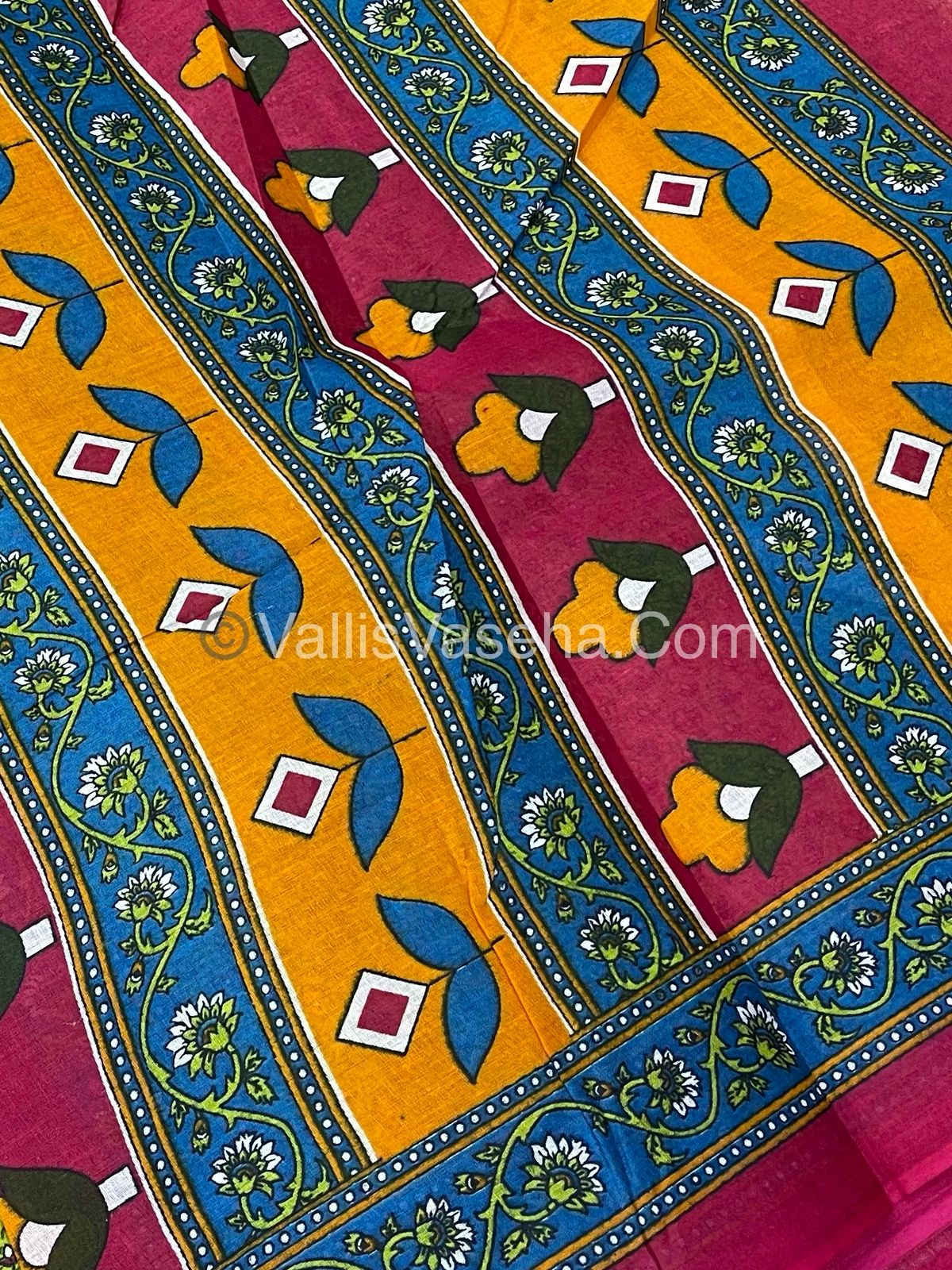 Pure Cotton Voile Saree | VVPVC004
