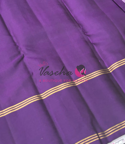 Half Mix - Pure Soft Silk Saree - Long Retta Petta Border with Butta - VVPSS105
