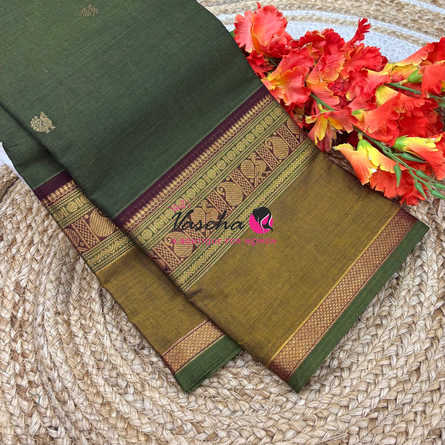 Kanchi Cotton Saree - VVKCS025