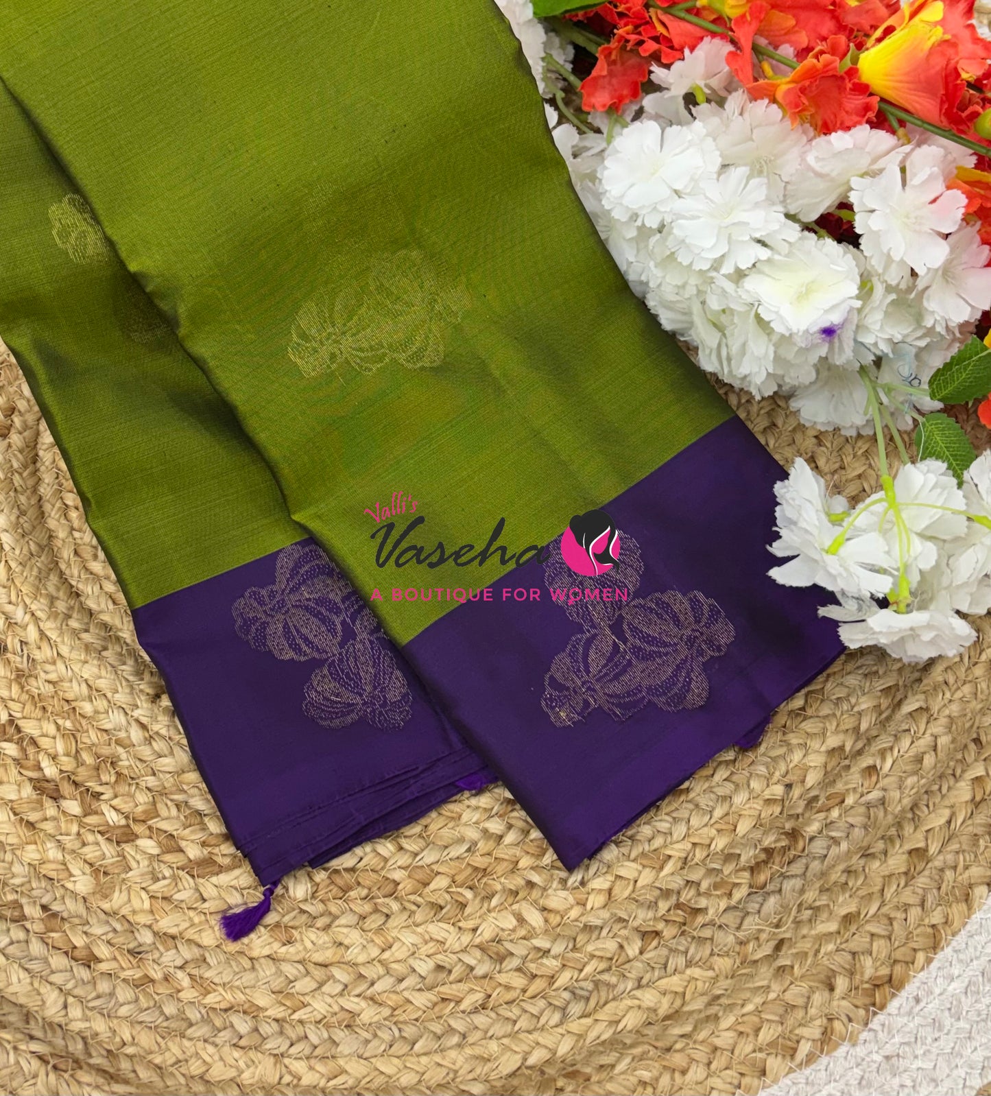 Half Mix - Pure Soft Silk Saree - VVPSS083