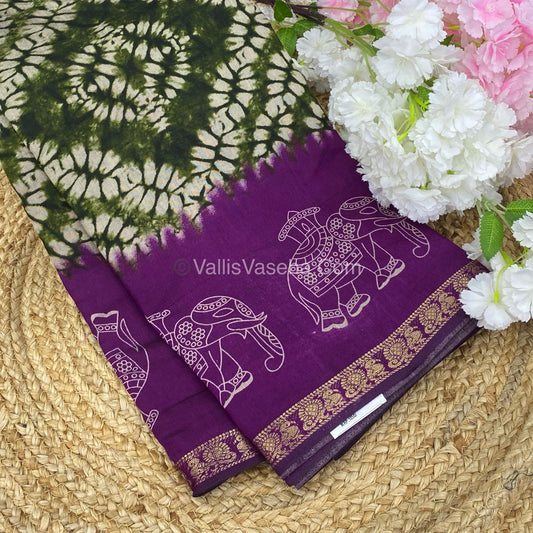 Mangalgiri Silk - Shibori Prints - VVMS002