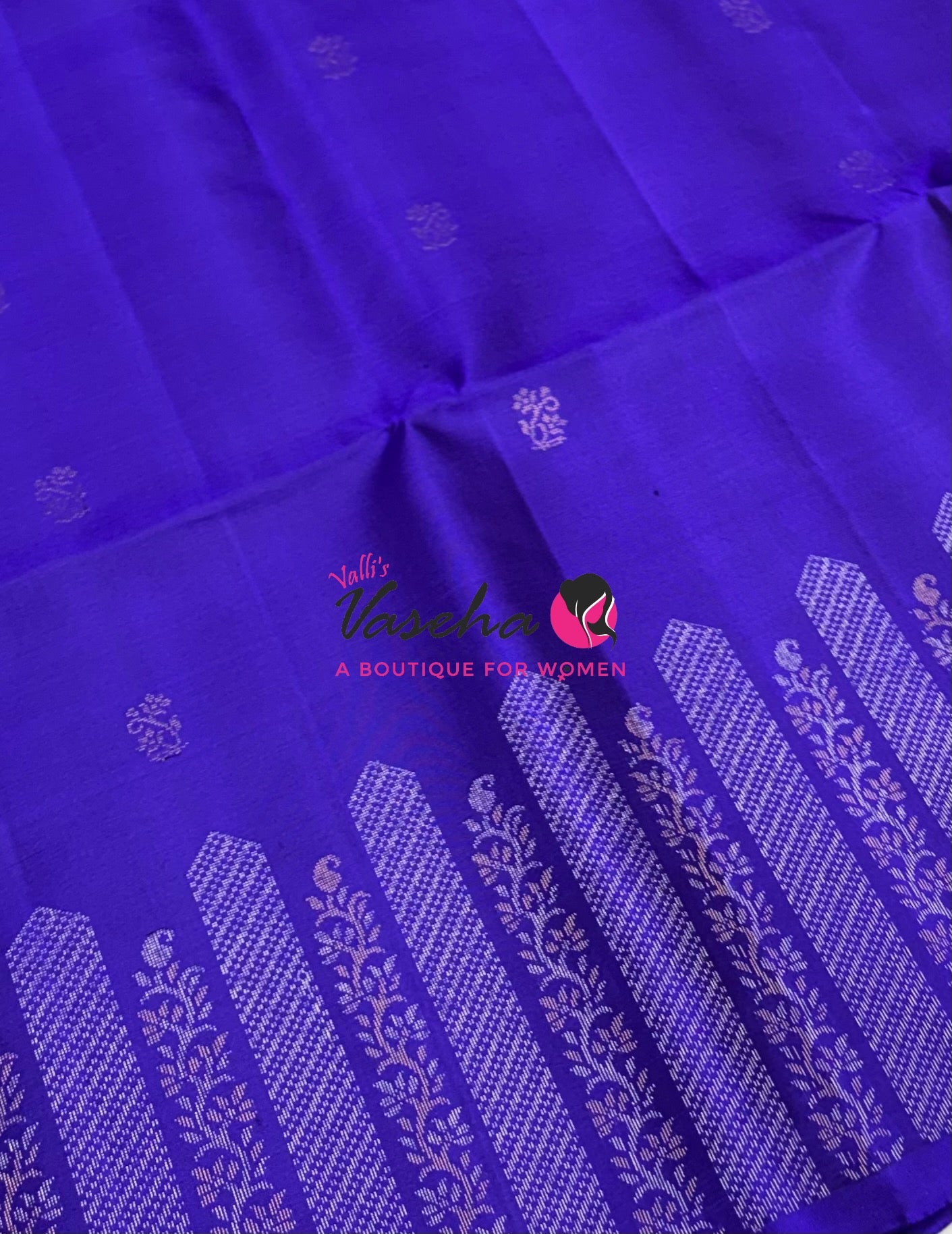 Pure Soft Silk Saree -  Blue & Green Shade - VVPSS086