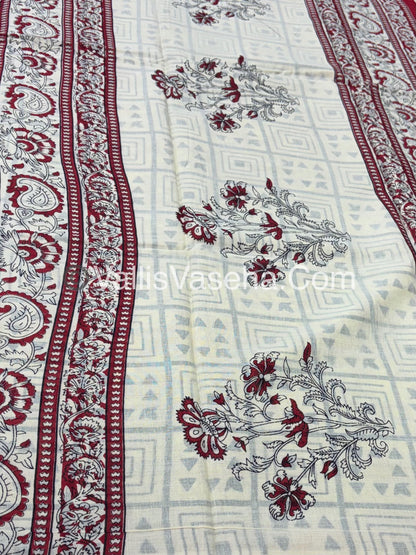 Pure Soft Mul Mul Cotton Sarees - VVMMC005