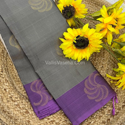Half Mix - Pure Soft Silk Saree - VVPSS030