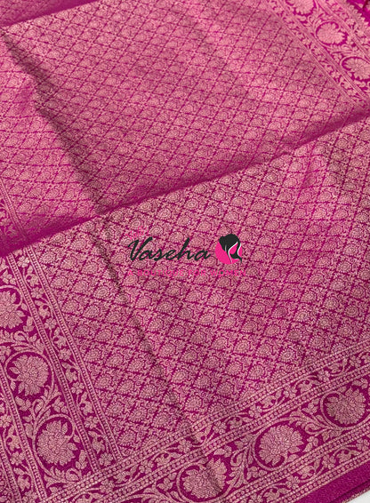 Banarasi - Heritage Silk - Semi Kathan Silk - Pink Shade - VVBHS001
