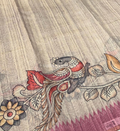 Semi Chanderi Saree - Digital Printed - VVSCD001
