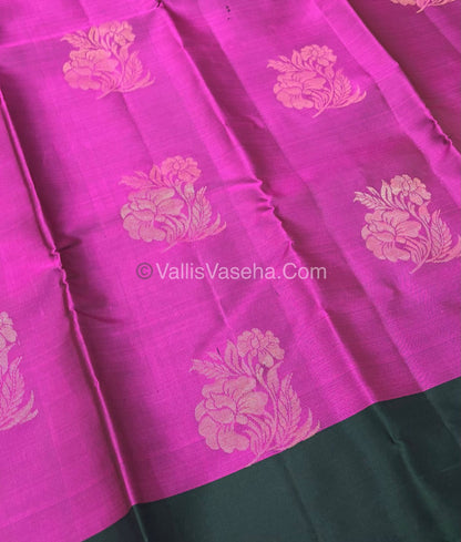Half Mix - Pure Soft Silk Saree - VVPSS054