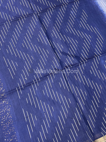 Bhagalpuri Silk | Blue Shade | VVBS010