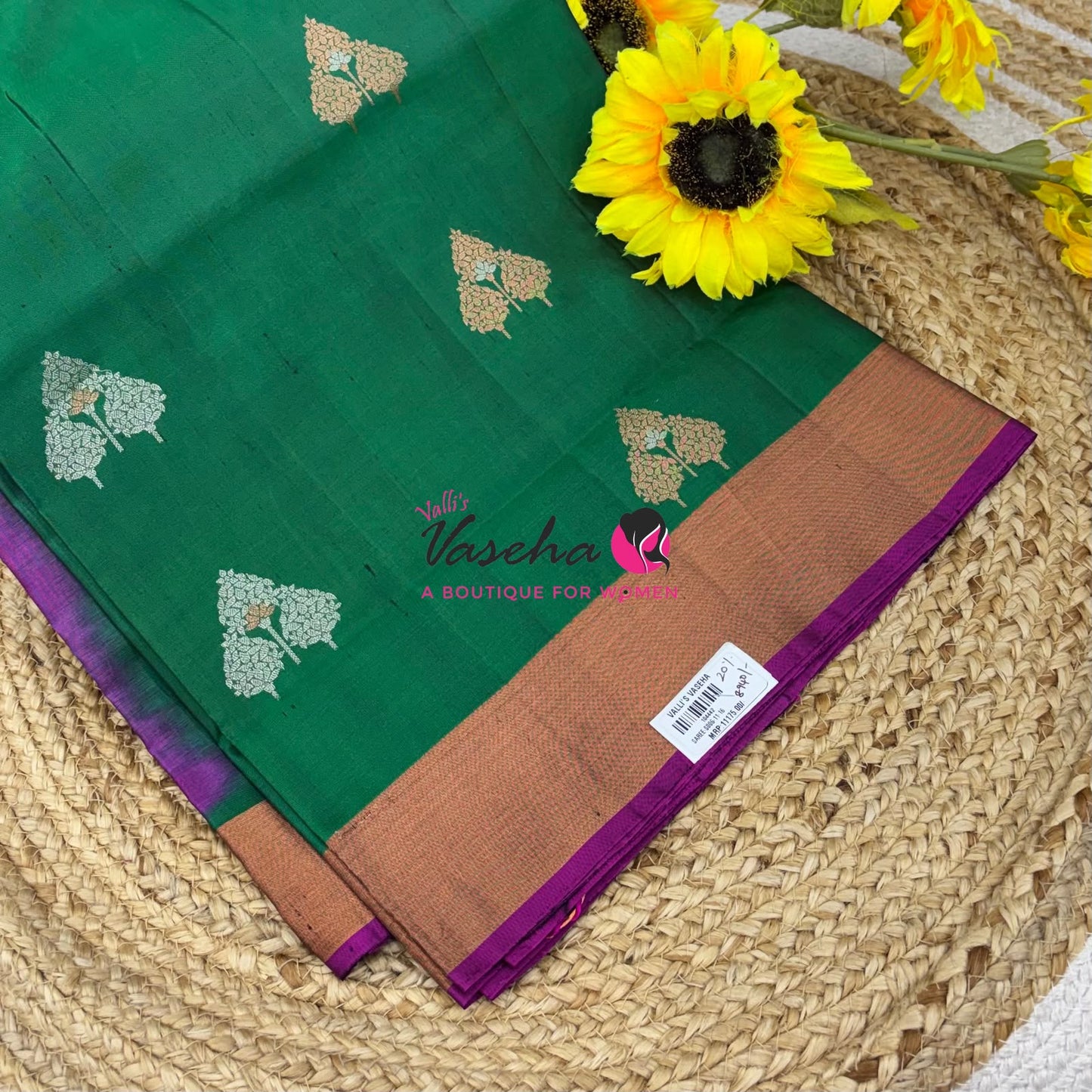 Pure Soft Silk Saree - Happy Sale - 20%less - VVAD001