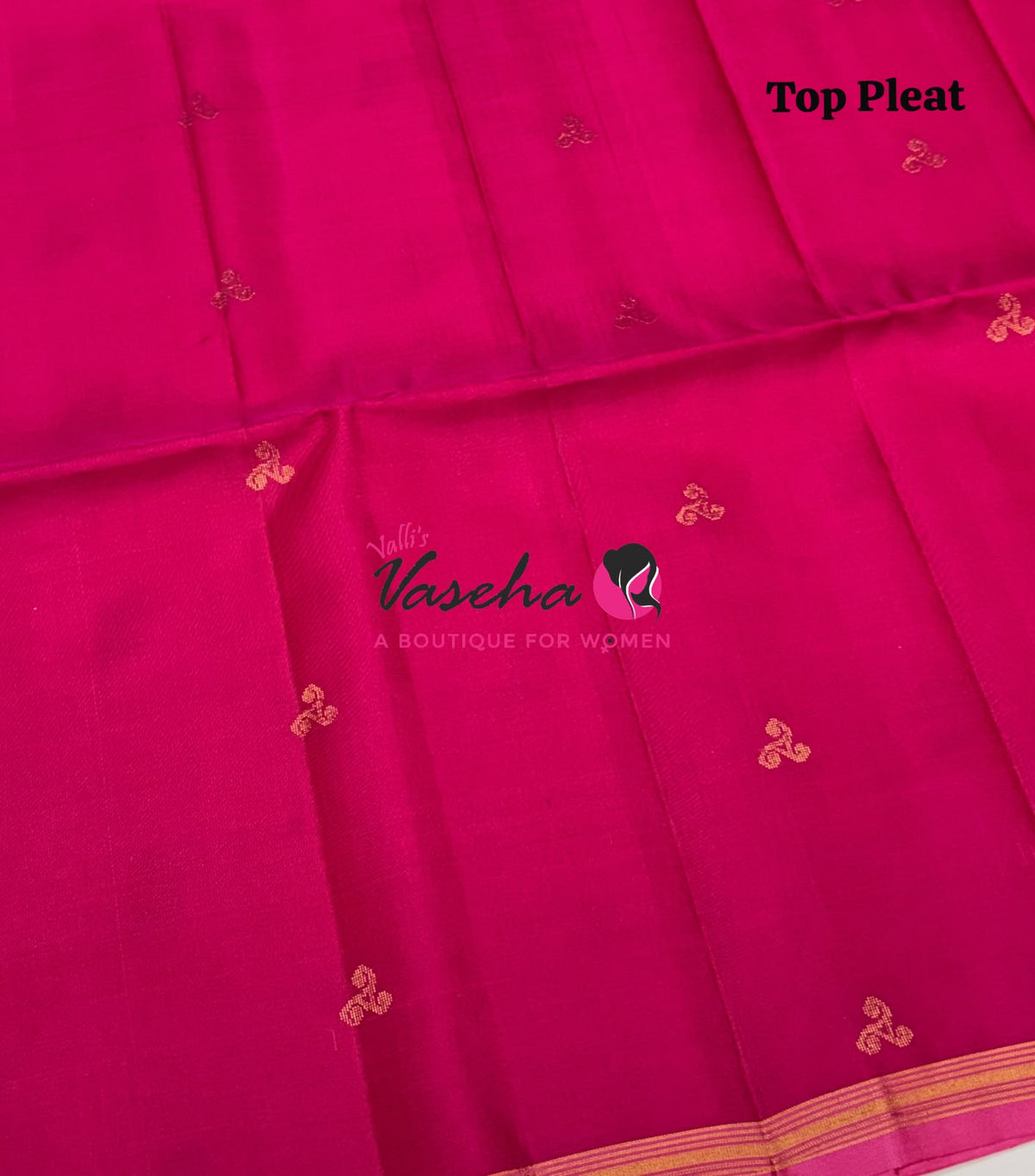 Pure Soft Silk Saree - Partly Pallu -  Half & Half Saree - VVPSS088