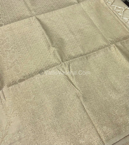 Banarasi - Heritage Silk - Semi Kathan Silk - Cream Shade- VVBHS001