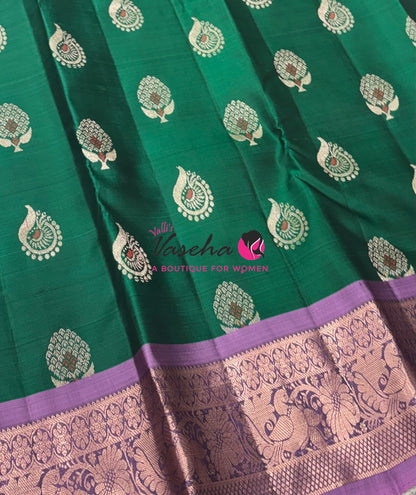 Half Mix - Pure Soft Silk Saree - VVPSS031