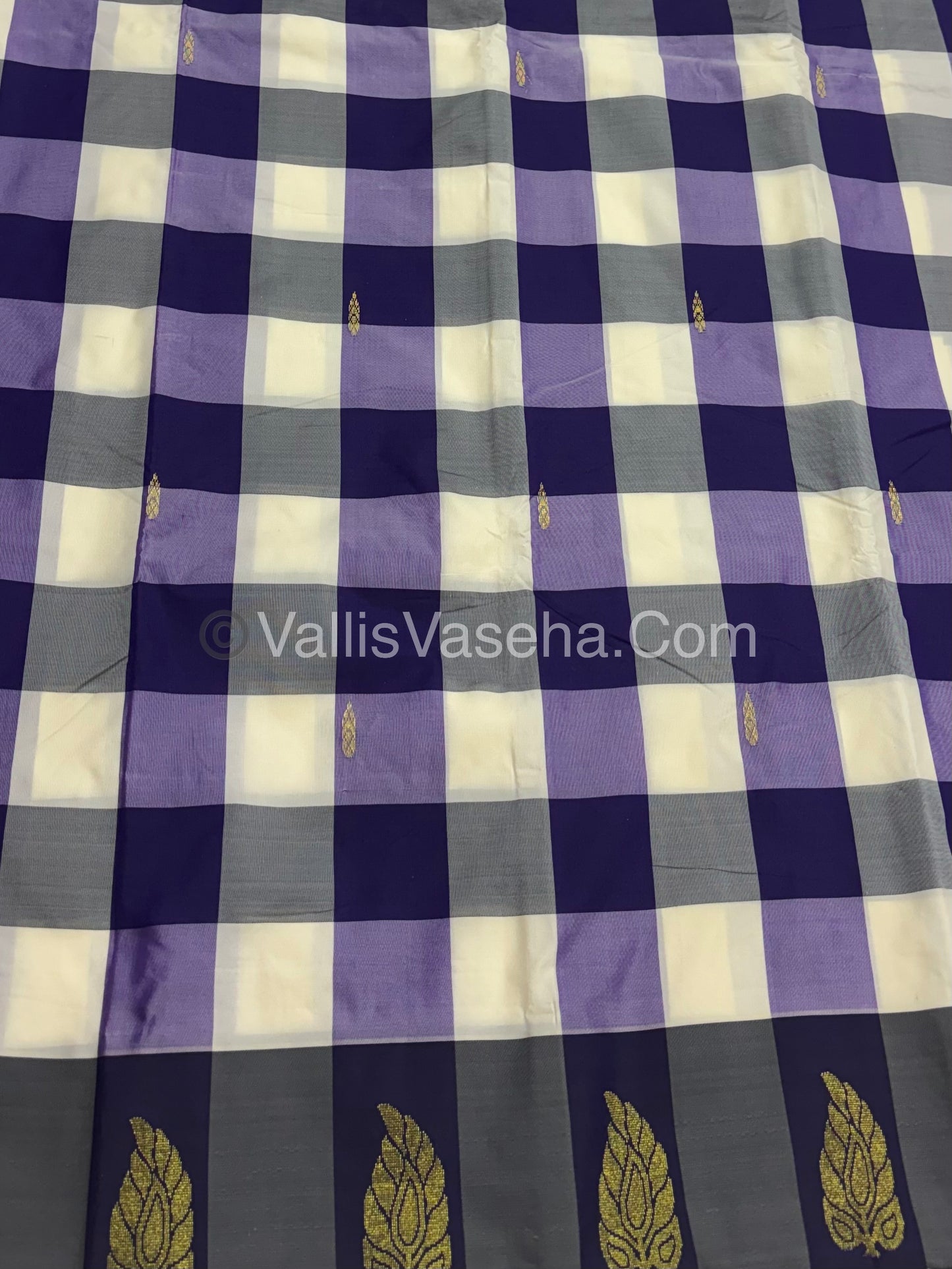 Pazhum Palamum checks - Semi Silk Sarees - VVSSS003