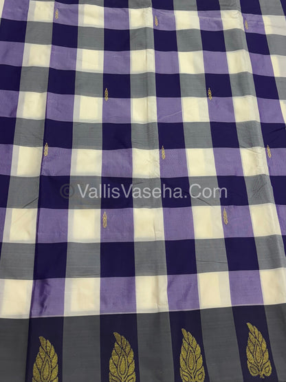Pazhum Palamum checks - Semi Silk Sarees - VVSSS003