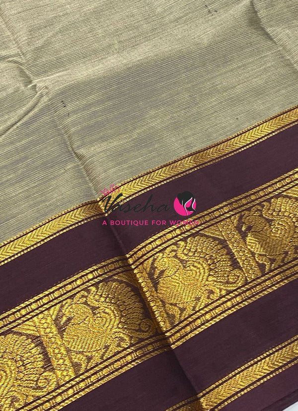 Kanchi Cotton Saree - VVKCS032