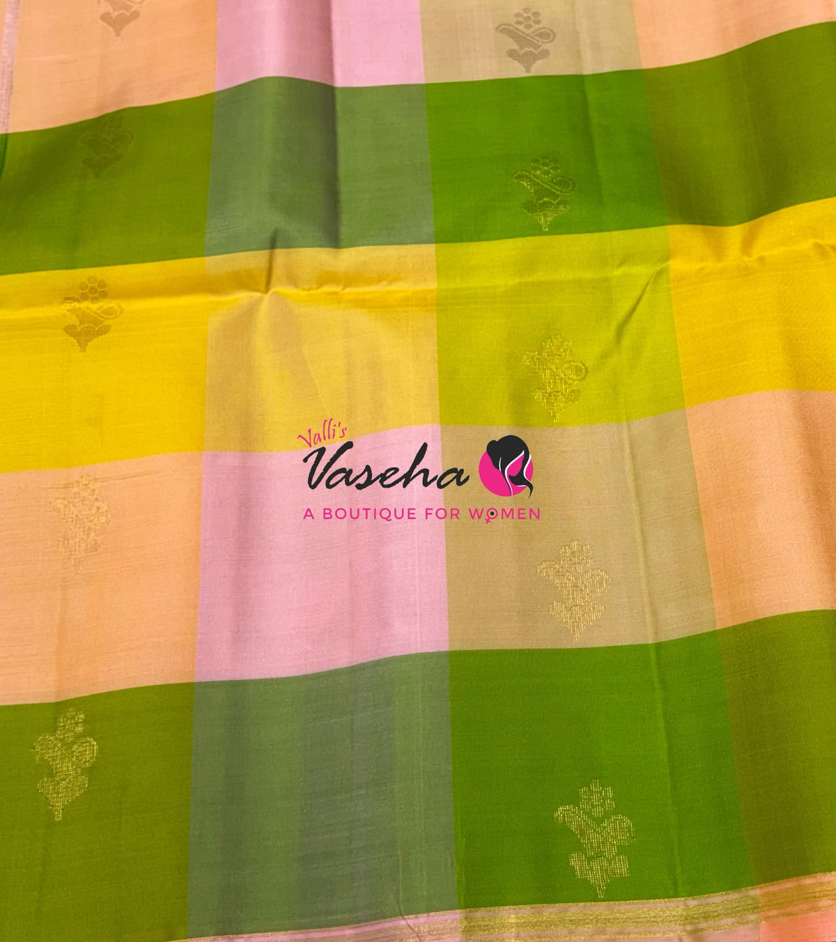Pure Soft Silk Saree - Partly Pallu -  Half & Half Saree - VVPSS088