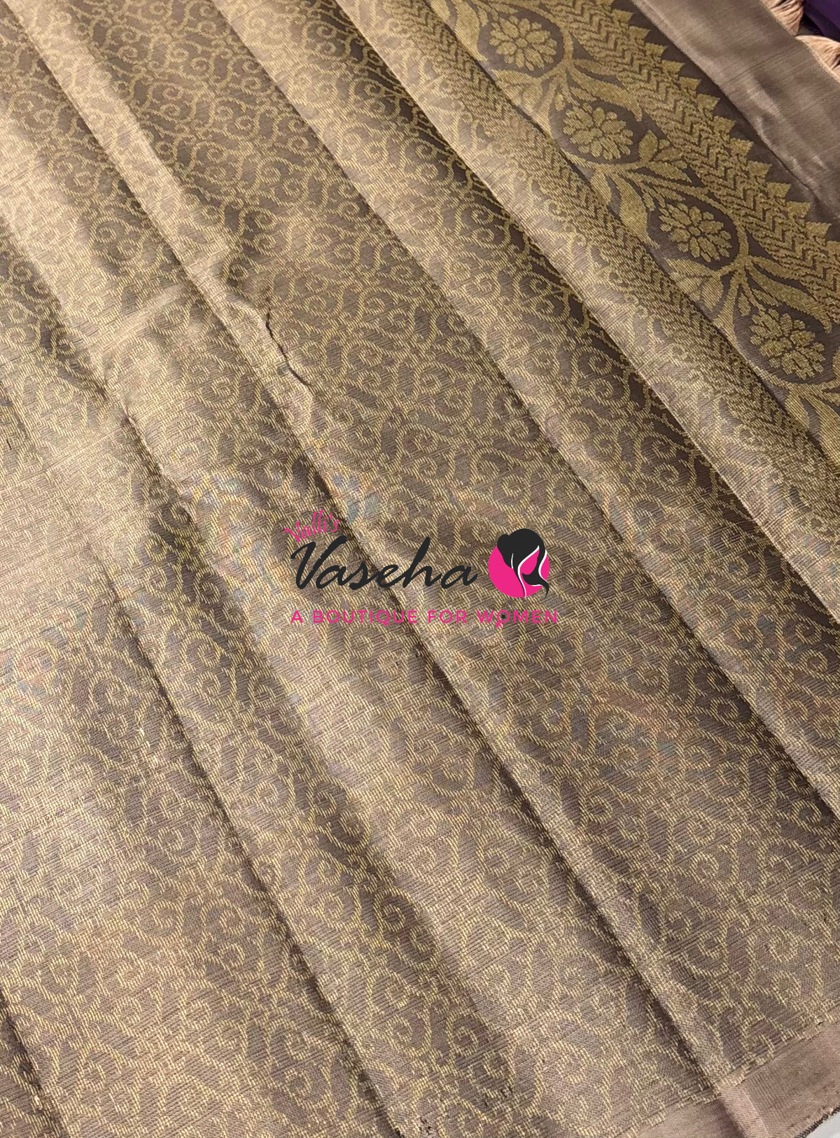 Half Mix - Pure Soft Silk Saree - VVPSS104