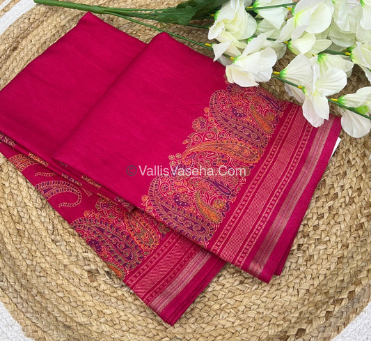 Casual Wear - Fancy Mixed Cotton - Pink Shade - VVFMC001