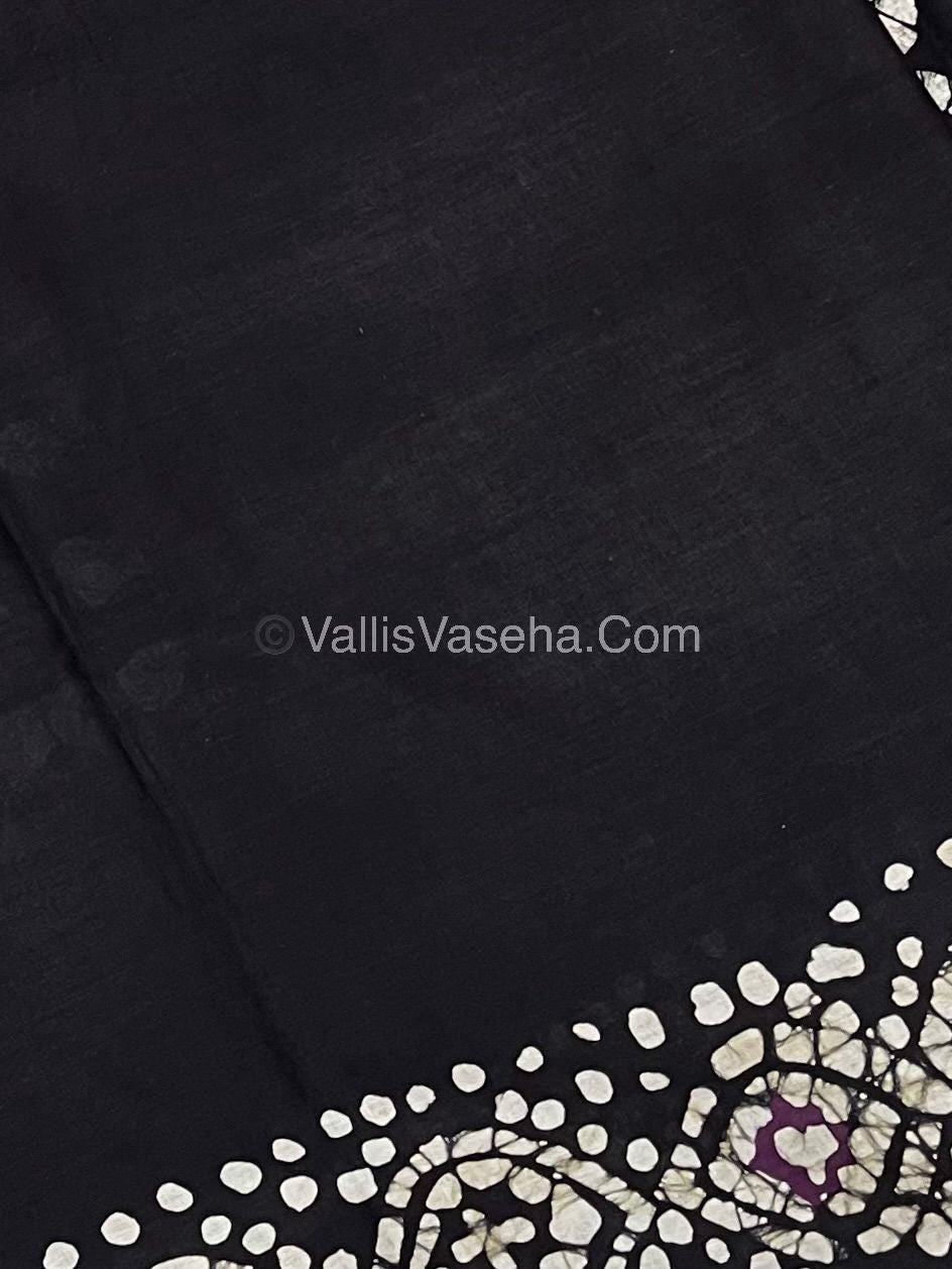 Pure Soft Mul Mul Cotton Sarees - Hand Block Prints - VVMMC007