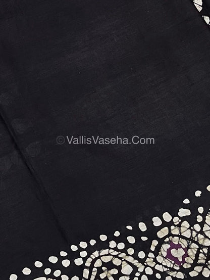 Pure Soft Mul Mul Cotton Sarees - Hand Block Prints - VVMMC007