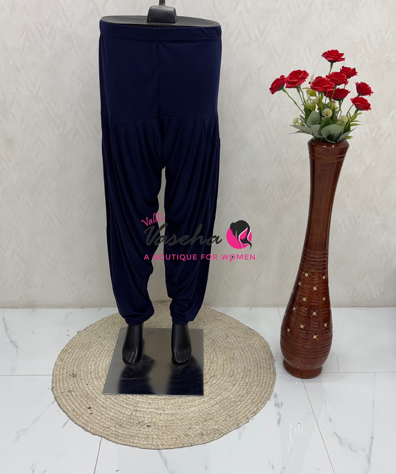 Semi Patiyala - Navy Blue Shade - VVSP001