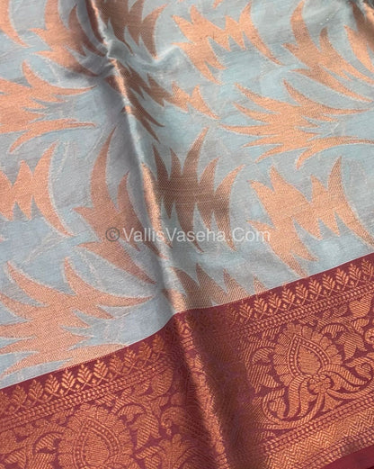 50% less - Offer Saree - Banarasi Semi soft silk Saree - VVDS003