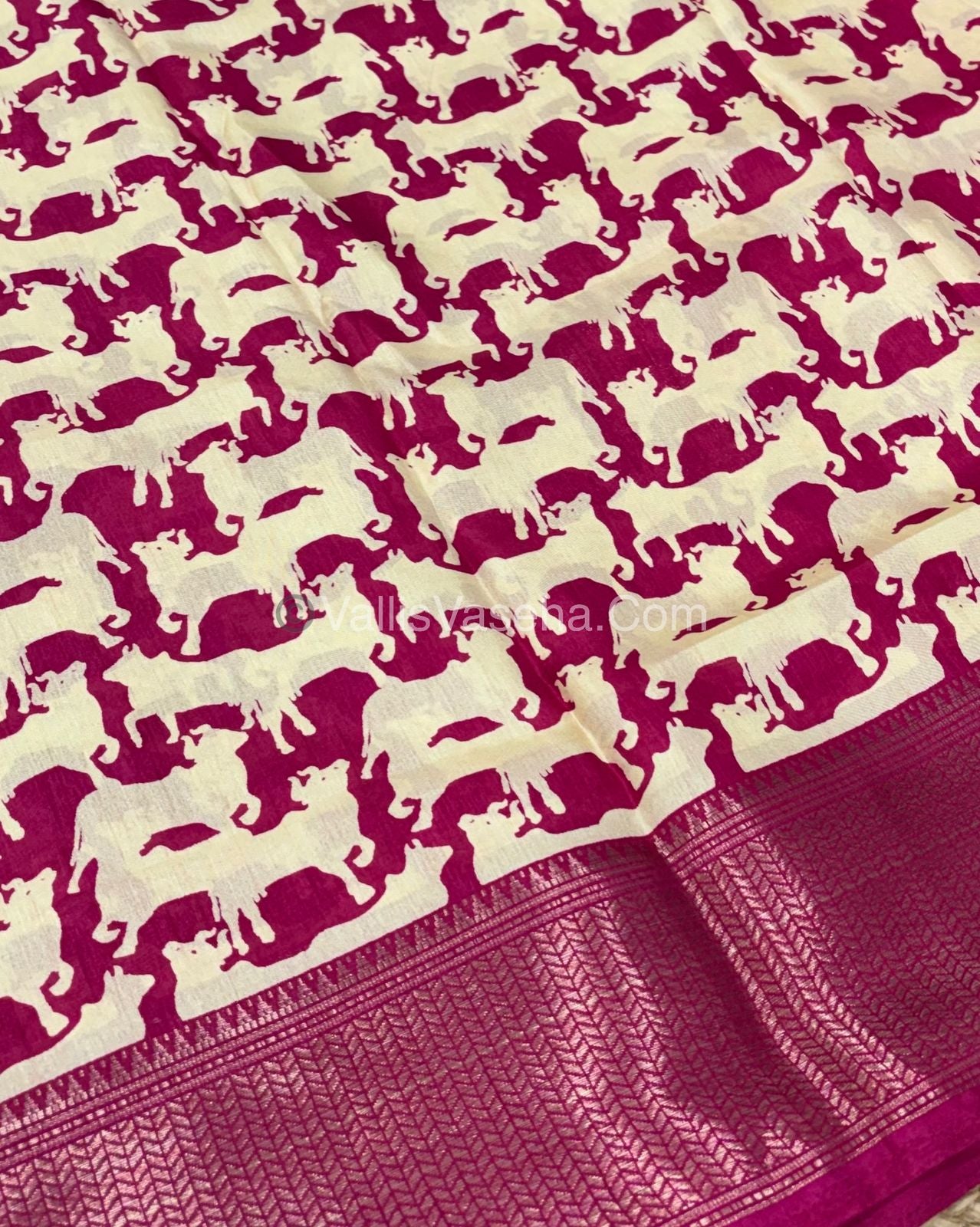 30% less - Offer Saree - Semi Dola  Saree - VVDS003