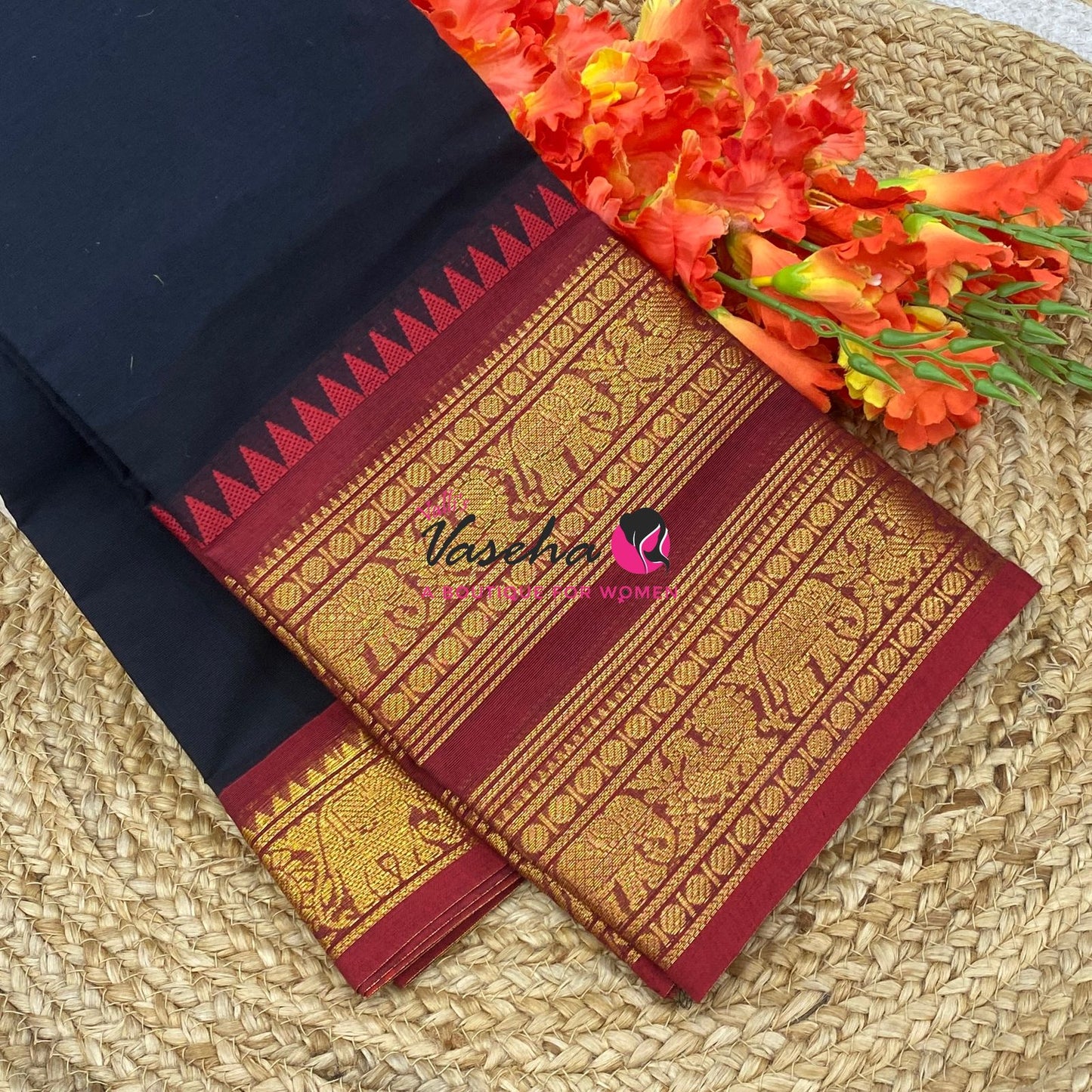 Kanchi Cotton Saree - VVKCS032